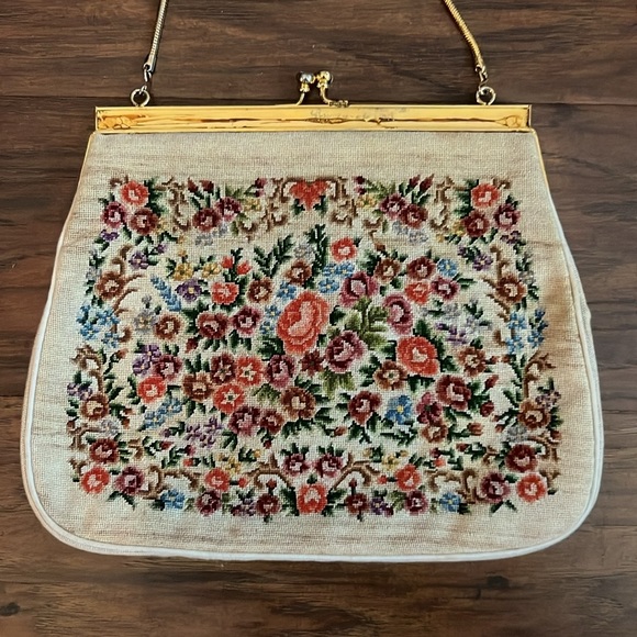 Vintage Floral Evening Bag - Picture 4 of 5